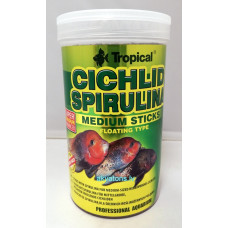 Tropical Cichlid Spirulina Medium Sticks 1000ml