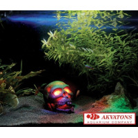 Arcadia Aqua Brite Skull akvārija dekors