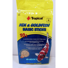 Tropical Koi & Goldfish Basic Sticks 10L