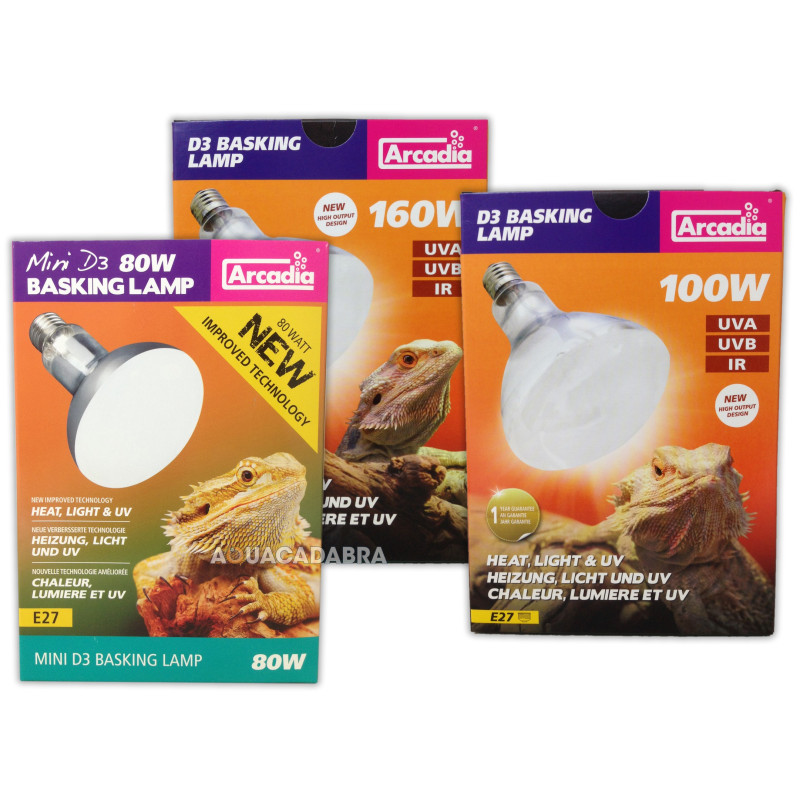 Arcadia d3 uv basking lamp 80w shop