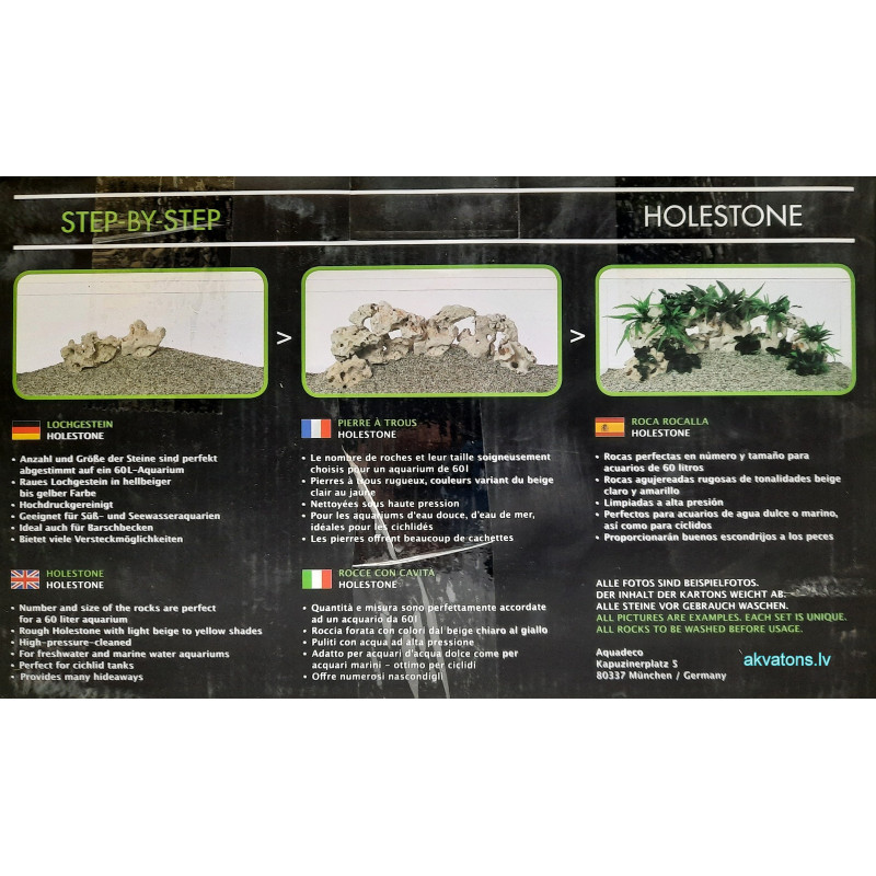 Aquadeco Holestone Set 80L