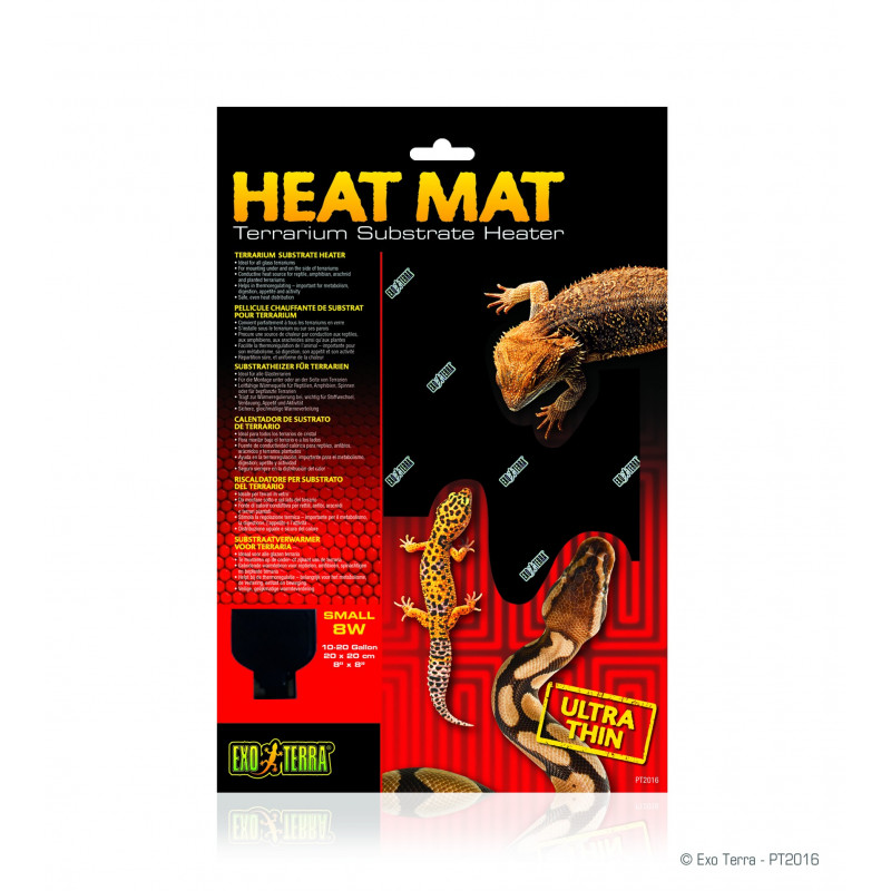 Exo Terra Heat Mat 20x20cm 8W 