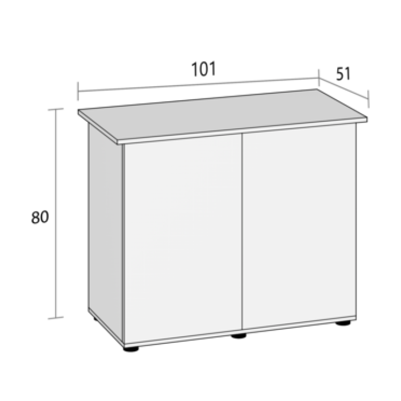 Juwel Rio 290 Cabinet SBX Black