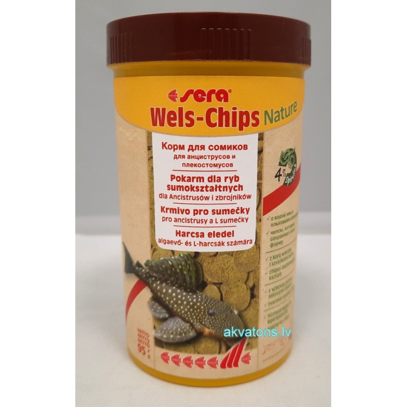 Sera Wels Chips Nature 250ml