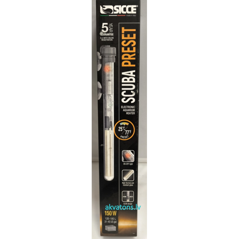 SICCE Scuba Preset Heater 150W