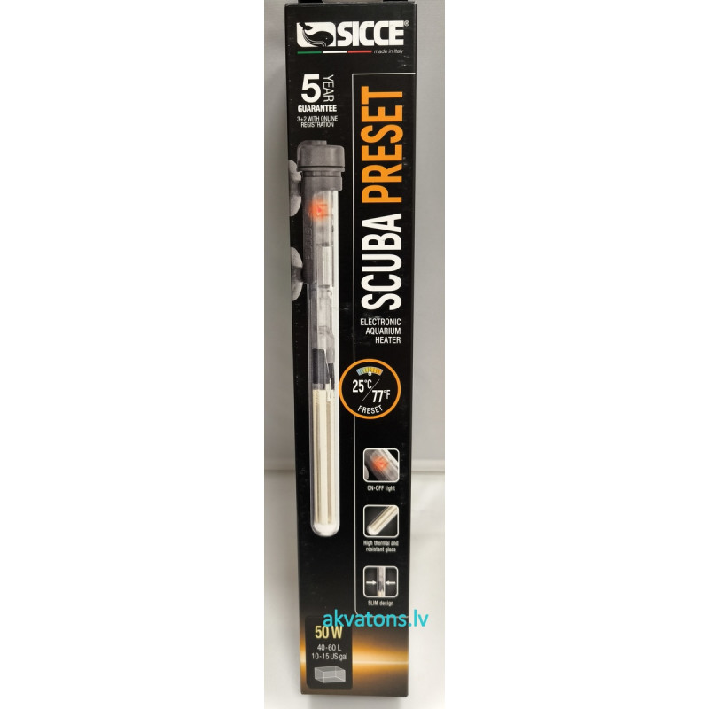 SICCE Scuba Preset Heater 50W