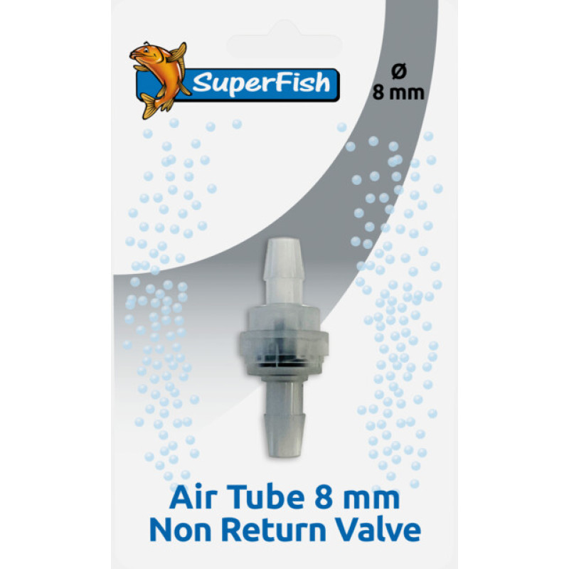 Superfish Air tube 8mm pretvārsts
