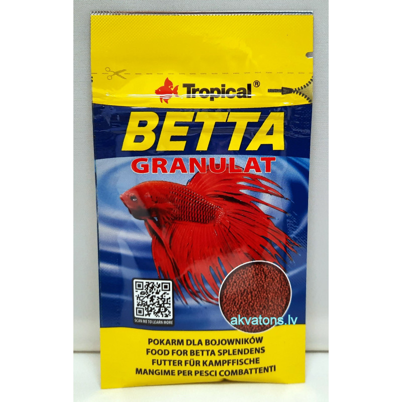 Tropical betta granulat store