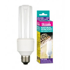 Arcadia Natural Sunlight Compact E27 Lamp (2% UVB) 20 W